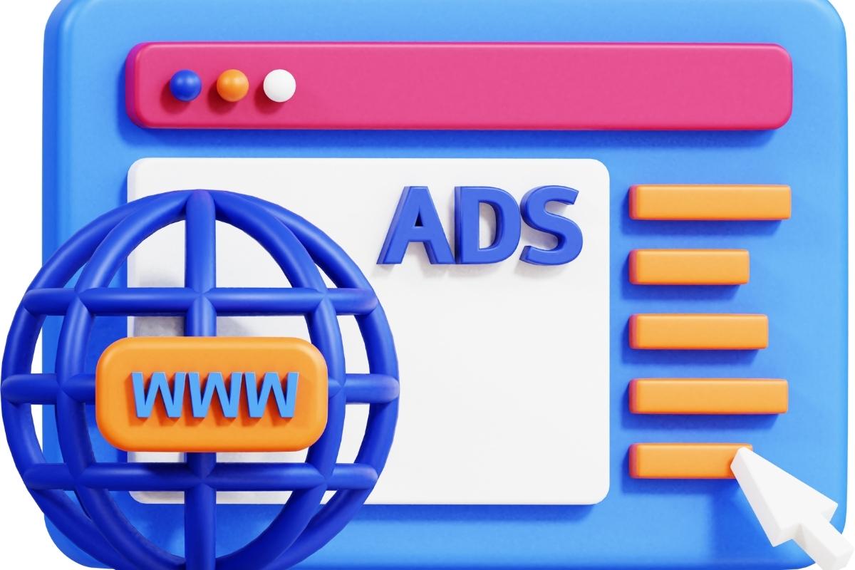 Google Ads ile başarılı reklam yönetimi için stratejik adımlar ve optimizasyon tekniklerini anlatan dijital illüstrasyon.