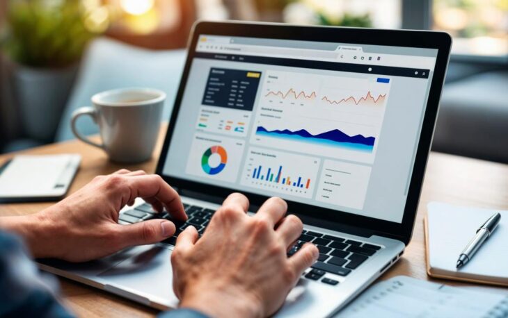 Google Ads ile satış artırma stratejileri, dönüşüm odaklı reklamlar ve optimizasyon tekniklerini anlatan dijital illüstrasyon.