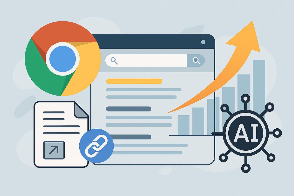 Google Core Update sonrası SEO değişimlerini analiz eden grafik.