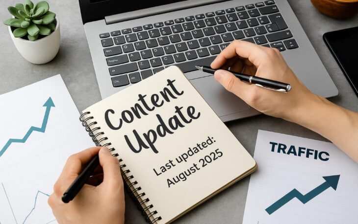 Content refresh ile eski içeriklerin güncellenmesi ve SEO trafiği artışı